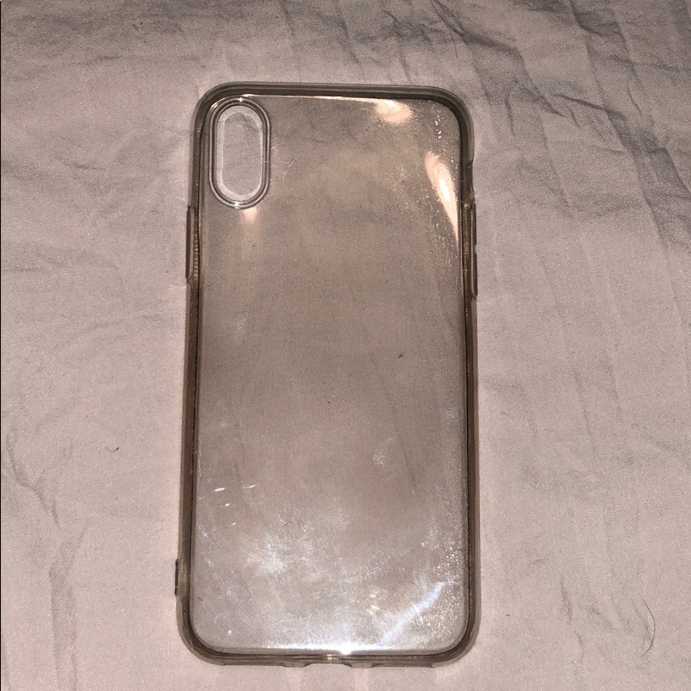 Clear Rubber Case IPhone X